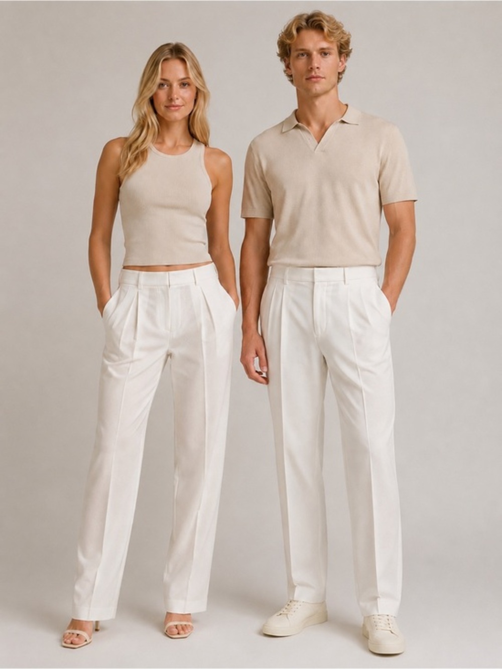 Tanner Fletcher Trousers White Size 0 Unisex